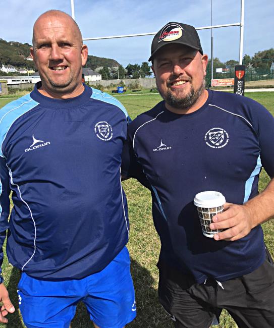 Fishguard coaches Nathan and Steve Jenkins - looking for victory at Tenby Fishguard coaches Nathan and Steve Jenkins - looking for victory at Tenby